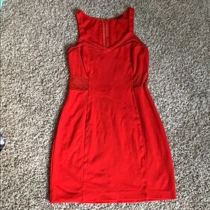 Red express dress